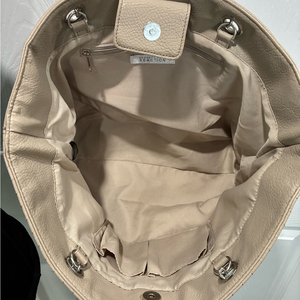 Kenneth Cole Reaction Beige Women's Tote Bag - Picture 7 of 13